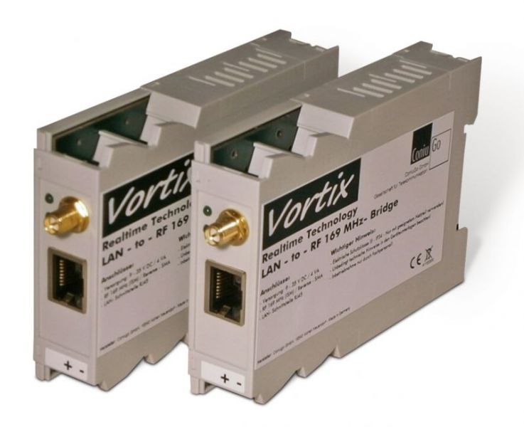 Vortix LAN to RF169 MHz Funkbridge
