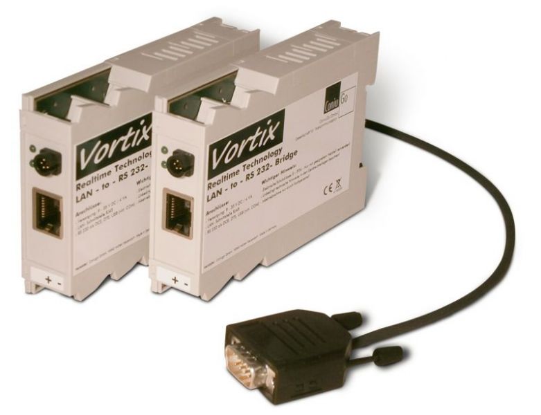 Vortix LAN to RS232 Bridge
